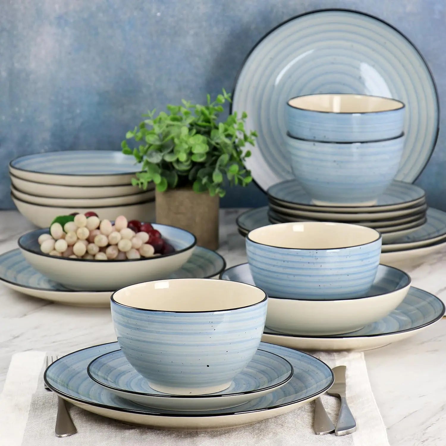 Blue Dinnerware 