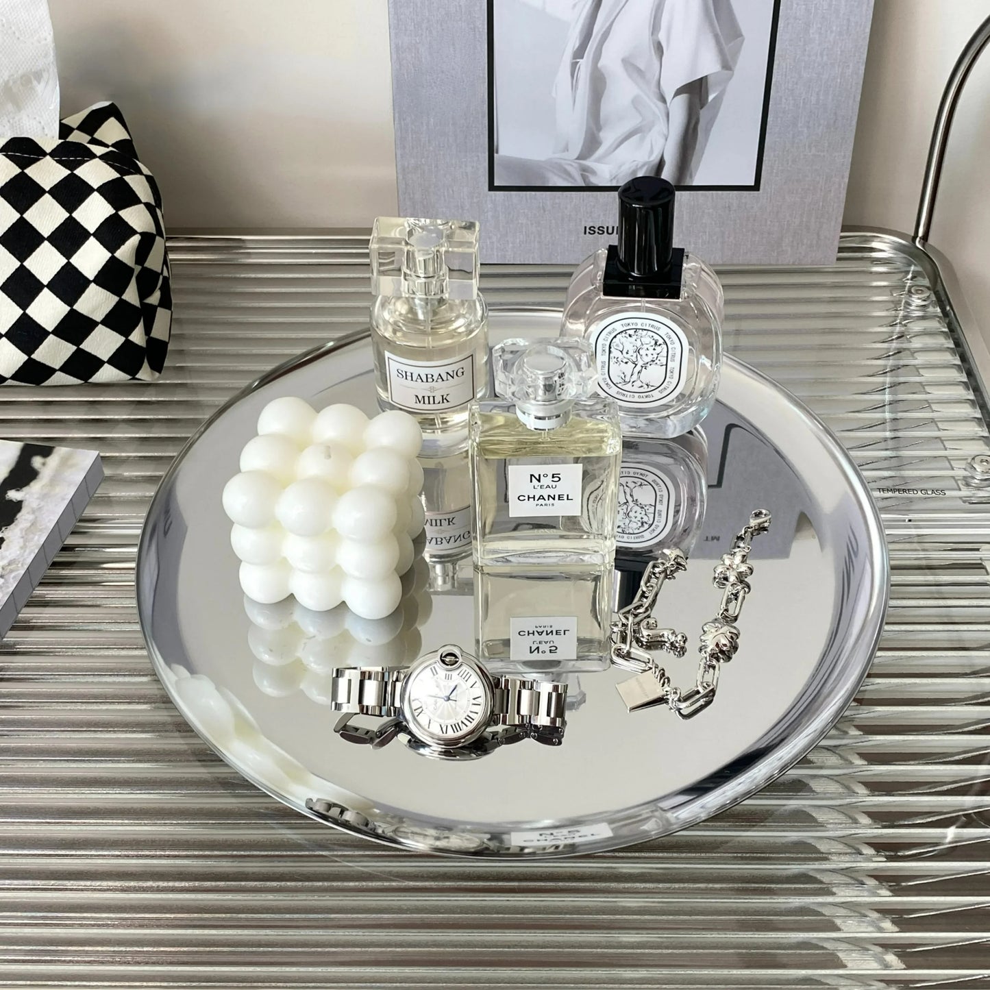 Retro Mirror Tray