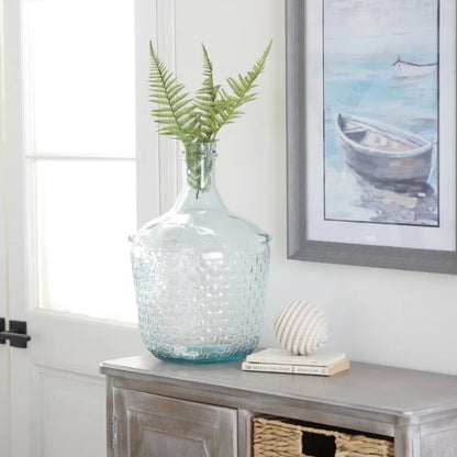 Glass Vase, Beach House and Nautical Decor