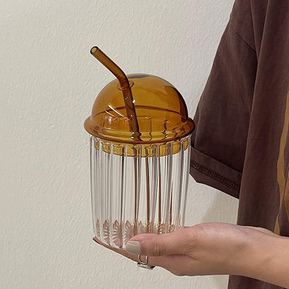 Creative Bobo Cup with Straw and Lid