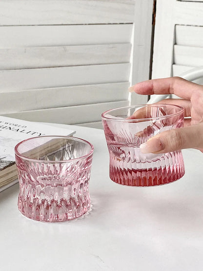 Beautiful Crystal Glass Cups Set