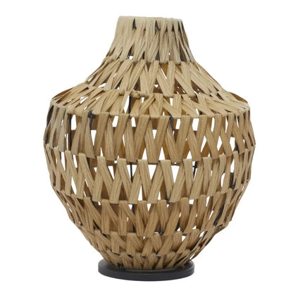 Rattan Vase, Coastal Home Decor