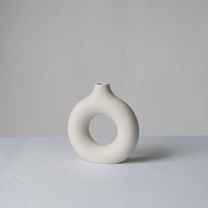 Ceramic Donut Vase