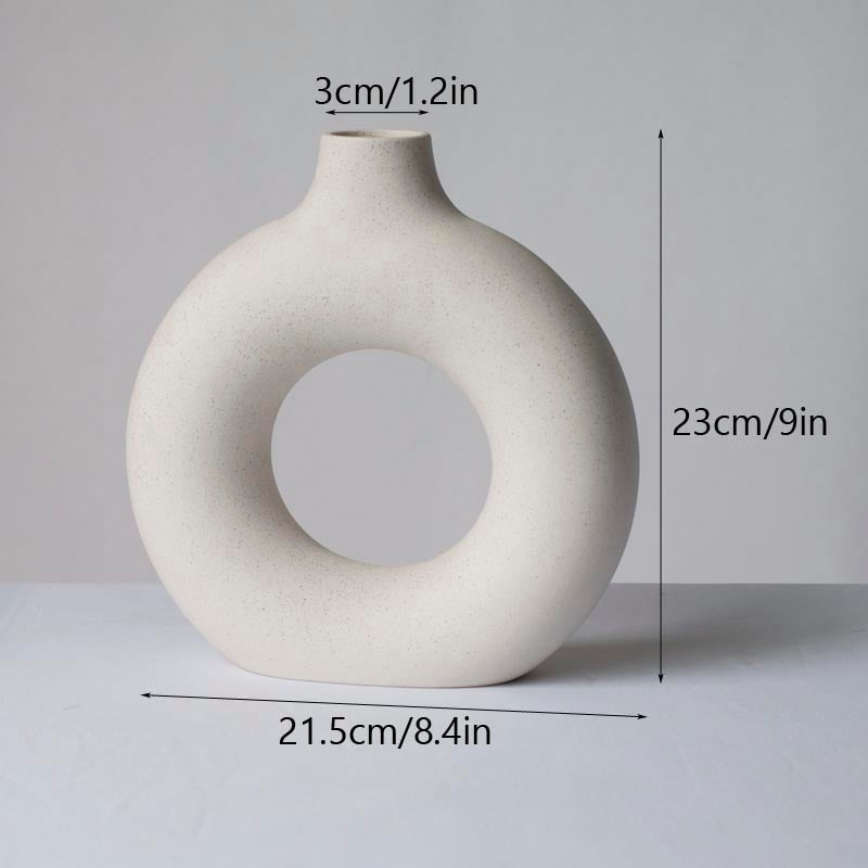 Ceramic Donut Vase