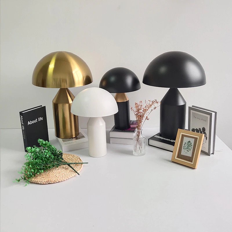 Portable Rechargeable Mushroom Table Lamp